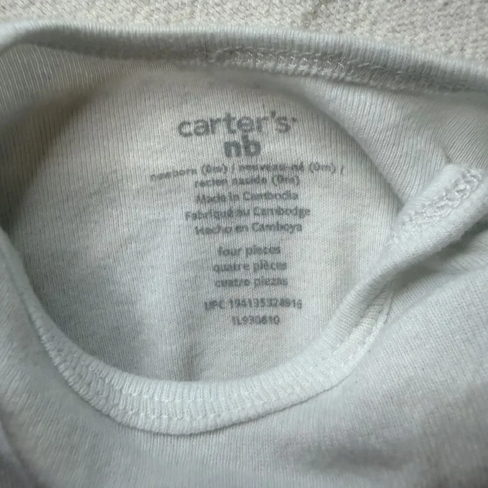 Lot Of 3 Sleepers Burts Bees Carter’s Mighty Goods 0-3 Month Sleeping Suit